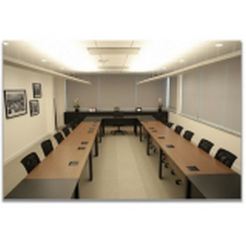 Mesa de Reunião com Tomadas Jabaquara - Mesa de Reunião 8 Lugares Mesa de Reunião com Tomadas Jabaquara - Mesa de Reunião 8 Lugares