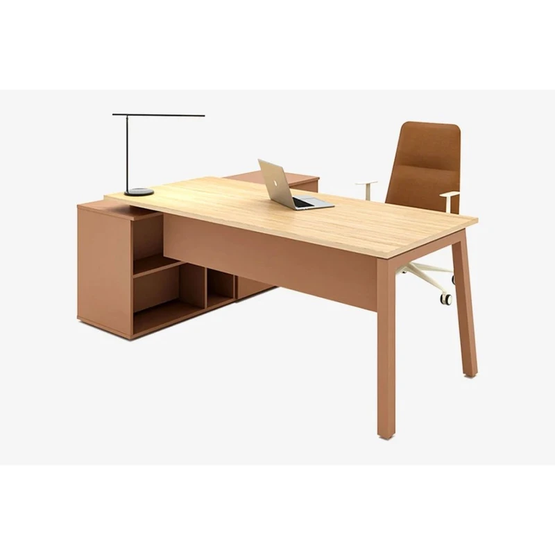 Mesa de escritório plataforma 6 lugares